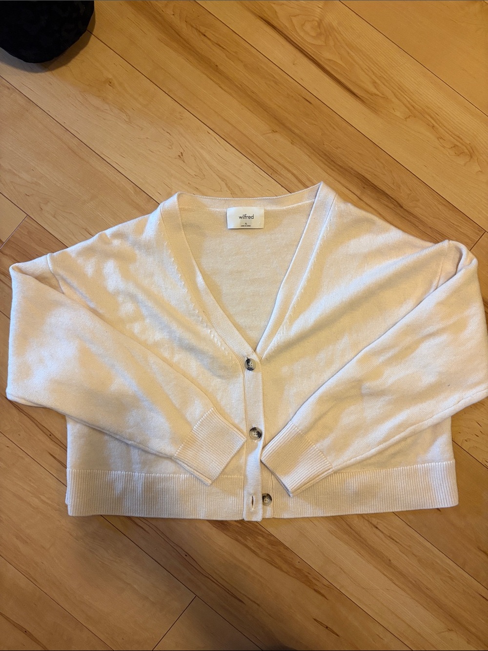 Wilfred Wool Cropped Button Cardigan
